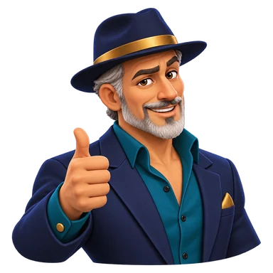 The Boss giving a thumbs-up